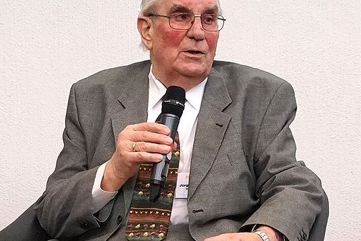 Jürgen Seidel 2016 in einer Diskussionsrunde beim Mülheimer Kongress