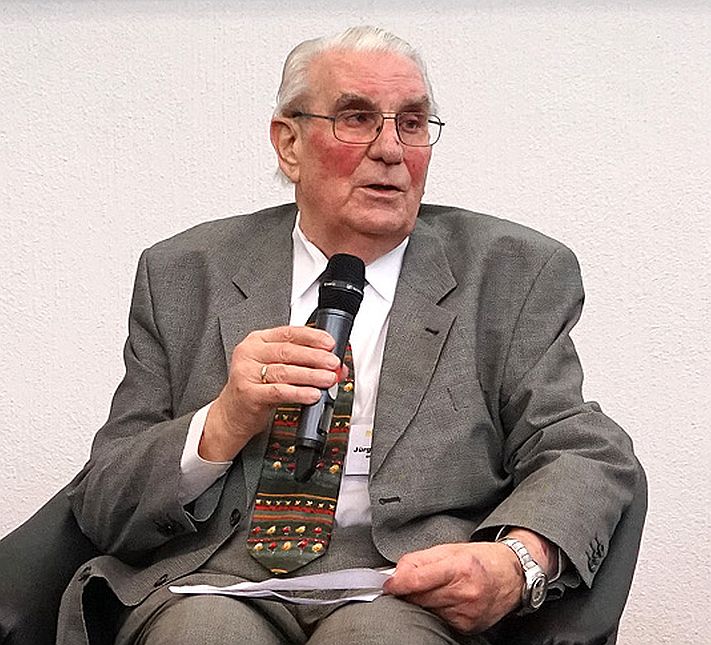 Jürgen Seidel 2016 in einer Diskussionsrunde beim Mülheimer Kongress