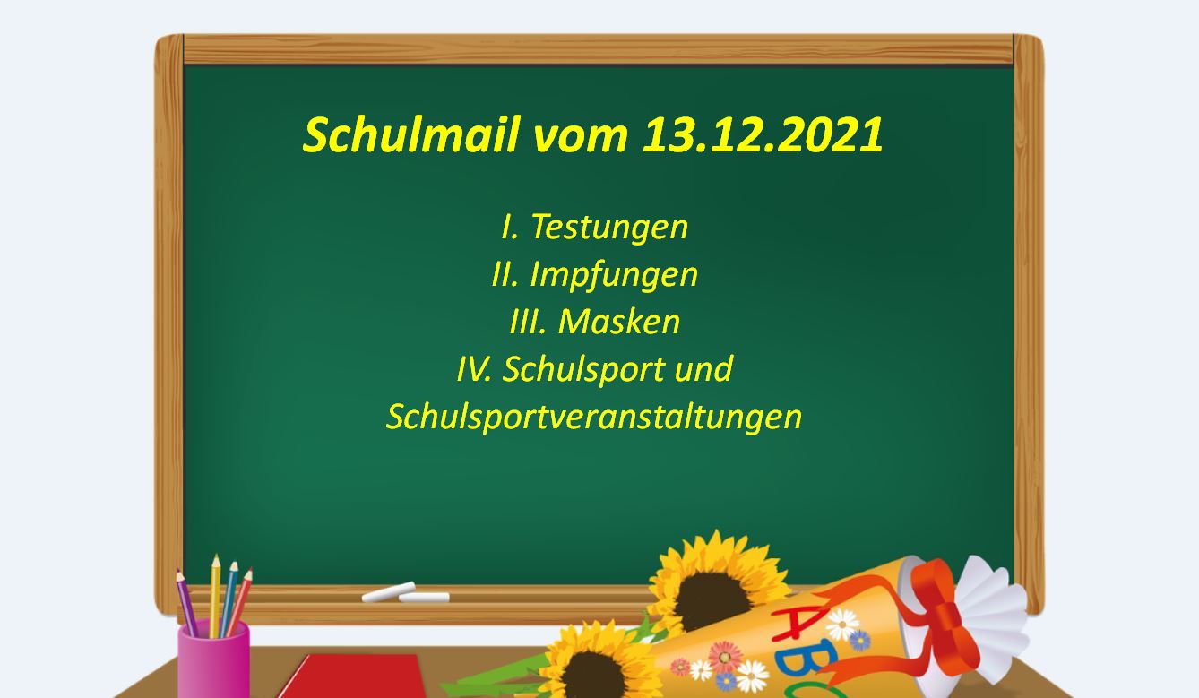 Schulmail vom 13.12.2021 Lehrer NRW