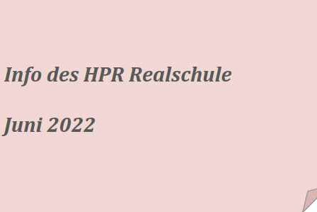 HPR-Info Juni 2022