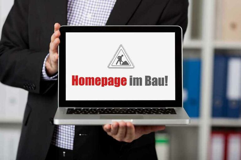 Homepage-im-Bau, Foto: AdobeStock