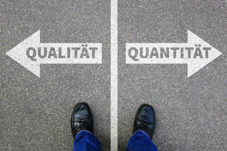 Qualität Quantität, Foto: Adobe Stock