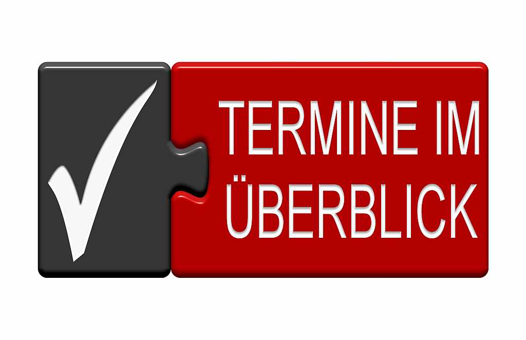 Puzzle Button zeigt Termine im Überblick, Foto: Adobe Stock