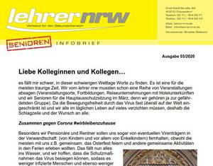 Auszug Aus Dem Senioren Infobrief 3 2020