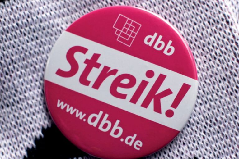 dbb-Streik-Button